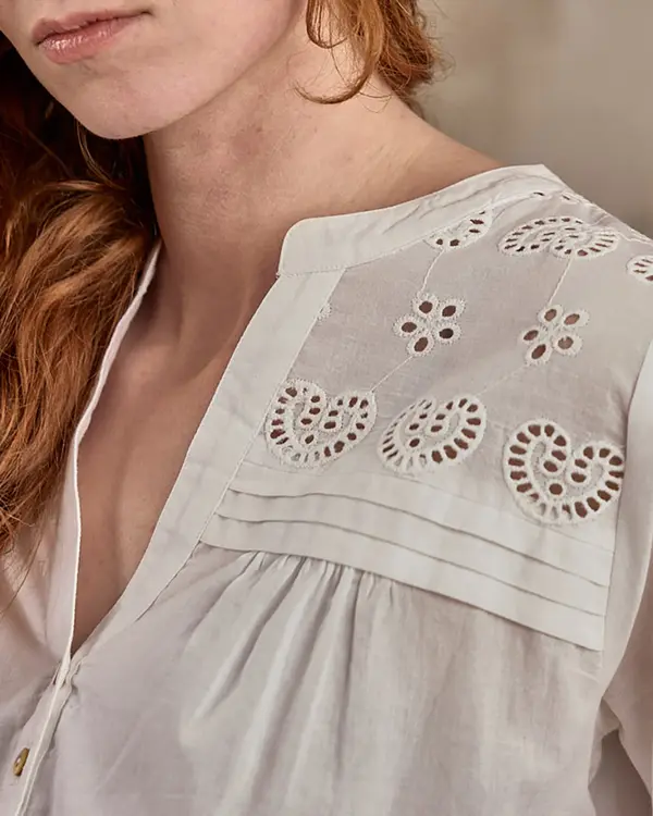 Chemise Denise blanc