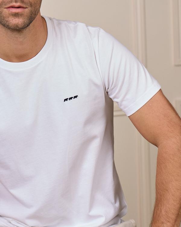 T-shirt Cédric blanc