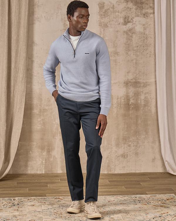 Pull col camionneur bleu Pull col camionneur bleu