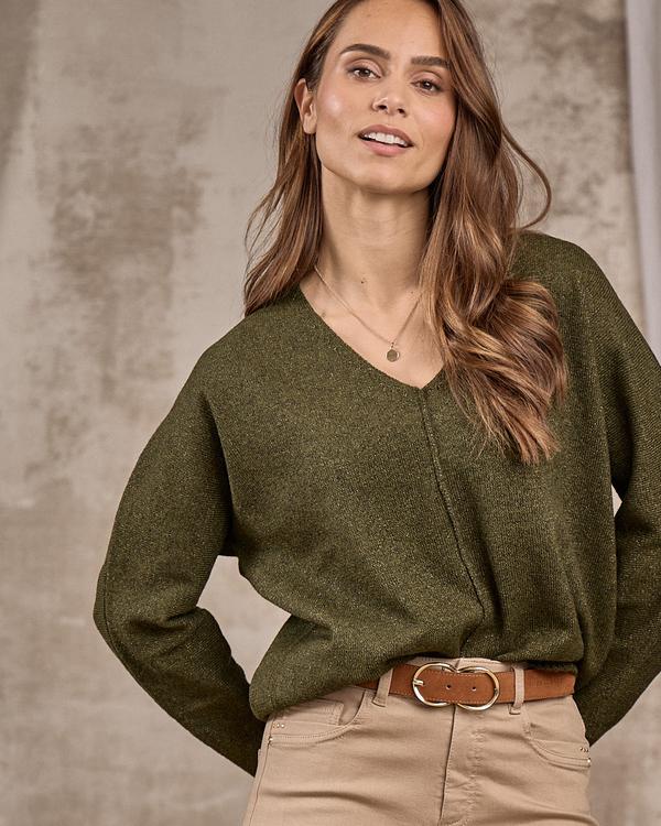 Pull Émilie vert