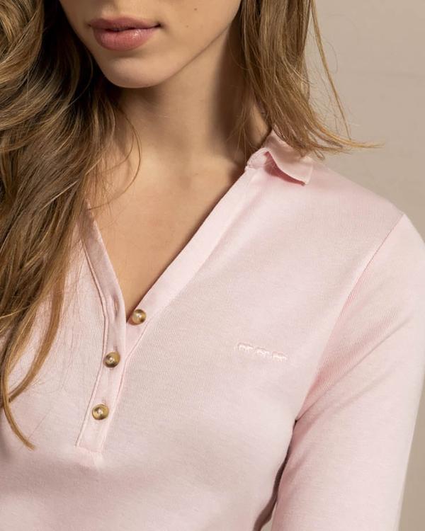 Polo manches longues uni Polo manches longues uni