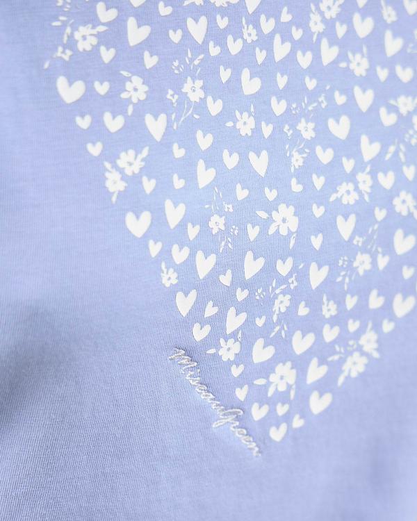 T-shirt cœur Grayce bleu