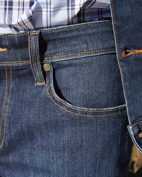 Jean 5 poches coupe regular fit bleu