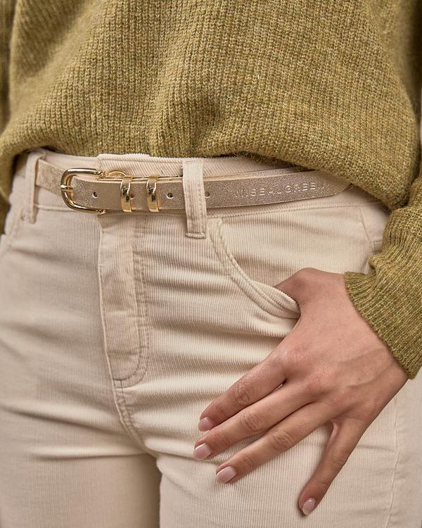 Ceinture fine beige Ceinture fine beige