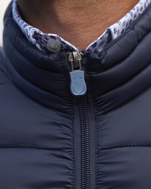 Doudoune Sam fine et légère déperlante rembourrage anti-transpirant bleu Doudoune Sam fine et légère déperlante rembourrage anti-transpirant bleu