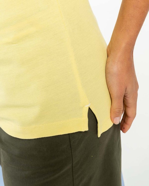 Polo uni sans manches coton Standard 100 by OEKO-TEX® jaune