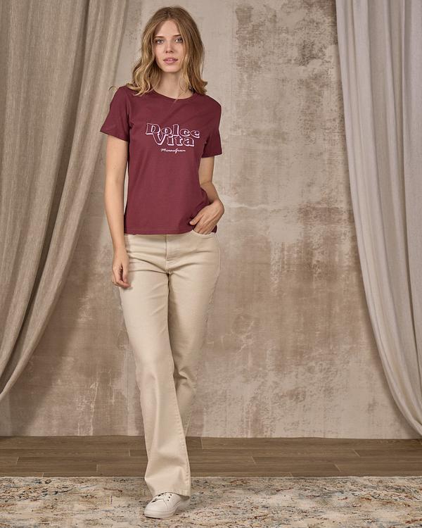 T-shirt Dolce Vita rouge T-shirt Dolce Vita rouge