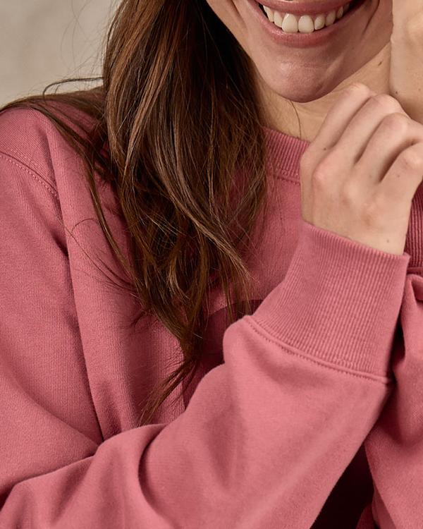 Sweat col rond violet