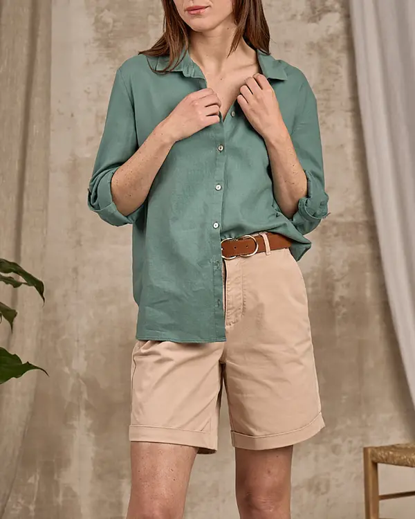 Chemise Dayton vert