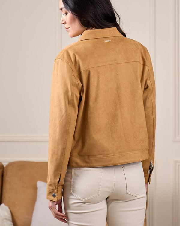 Veste suédine Gracie beige