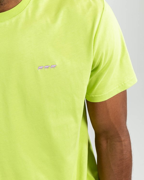 T-shirt modern fit Ethan uni manches courtes col rond coton vert T-shirt modern fit Ethan uni manches courtes col rond coton vert