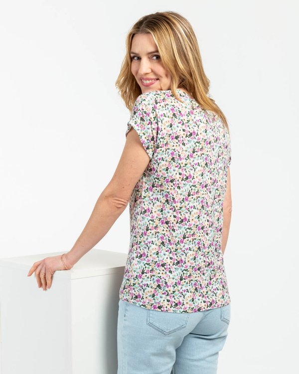 T-shirt uni col V Standard 100 by OEKO-TEX®