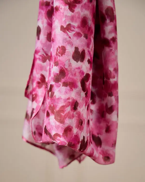 Foulard Gladys rose