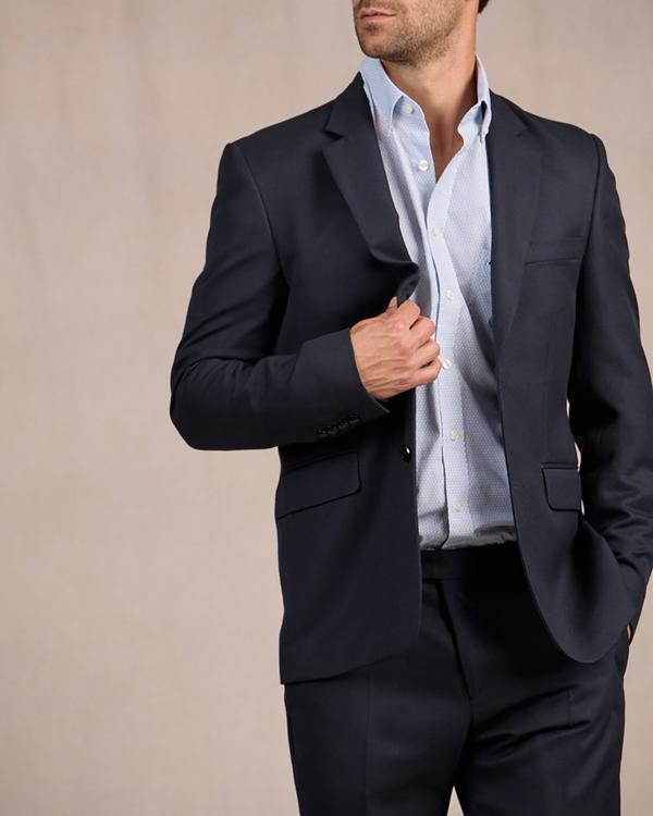 Chemise à micro motifs blanc