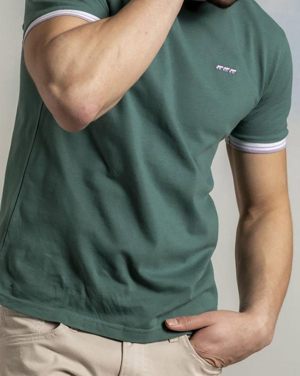 T-shirt uni col rond