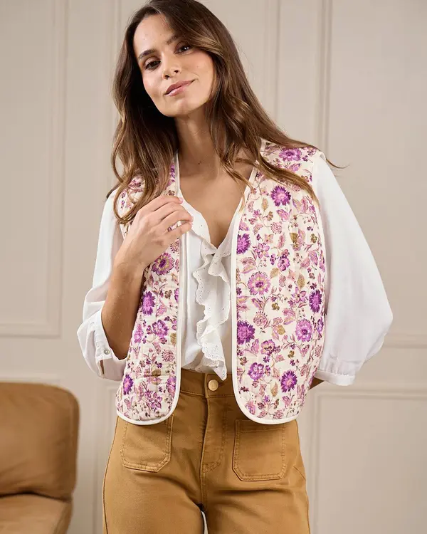 Veste réversible Gwen violet