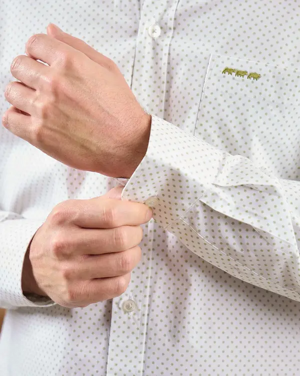 Chemise Gareth blanc