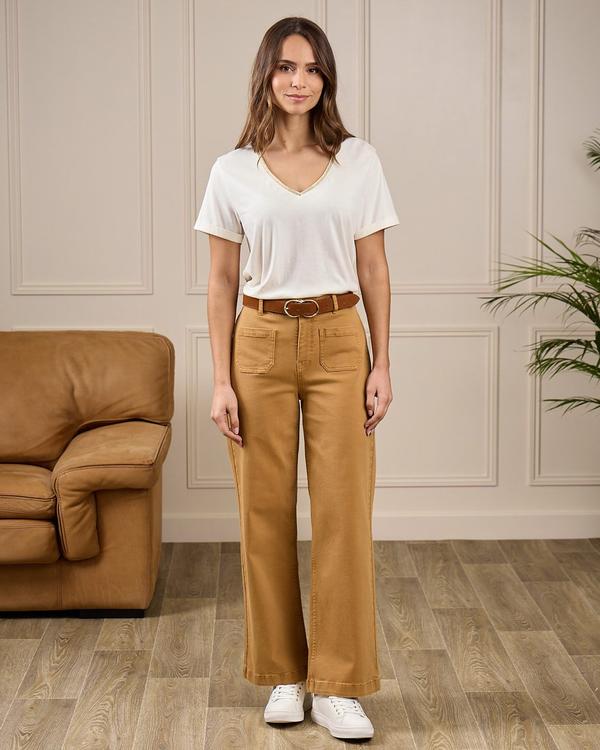 Jean bootcut Georgi beige