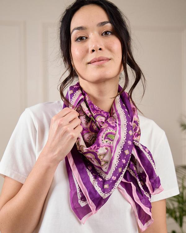 Foulard Gaëlle violet
