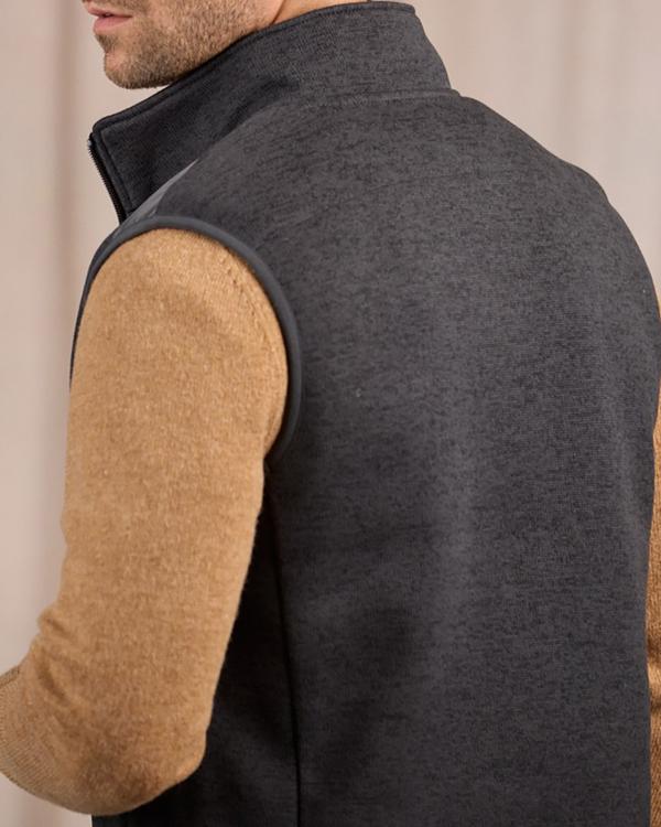 Polaire sans manches gris
