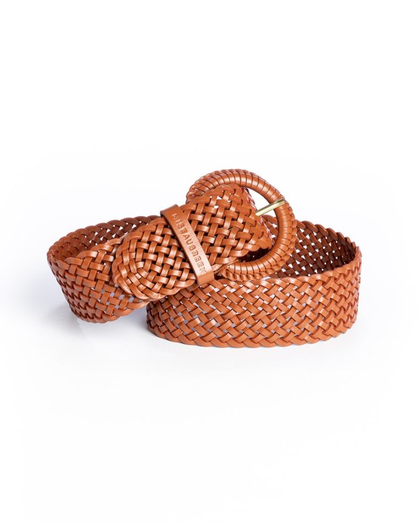 Ceinture unie tressée cuir Ceinture unie tressée cuir
