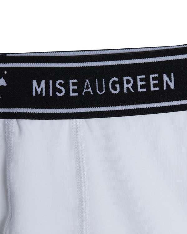 Boxer uni en coton blanc