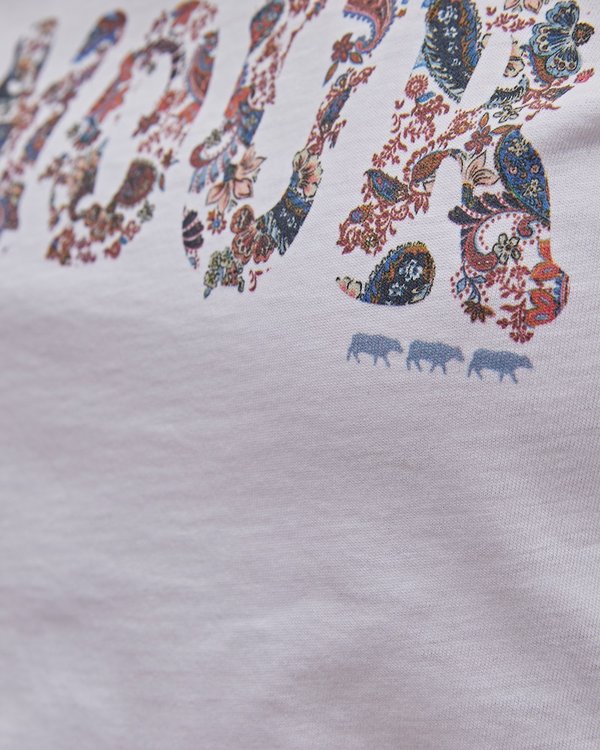 T-shirt col rond à manches courtes sérigraphie amour blanc T-shirt col rond à manches courtes sérigraphie amour blanc