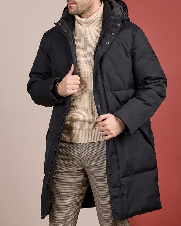 Parka matelassée bleu