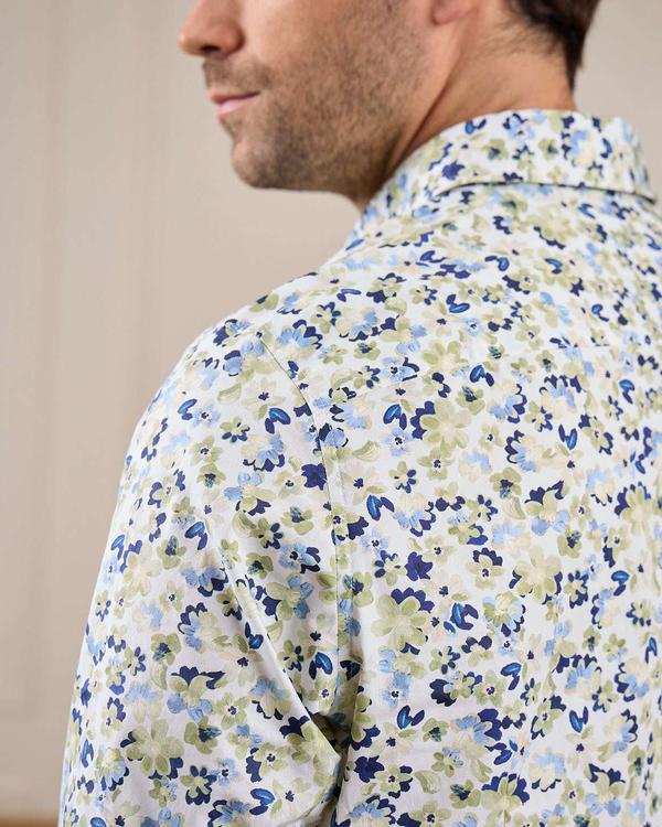 Chemise cintrée vert