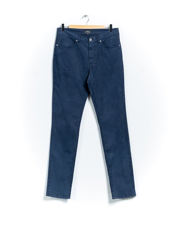 Pantalon 5 poches modern fit coton et élasthanne bleu