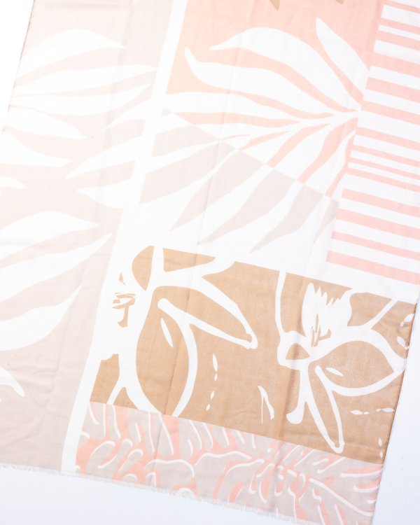 Chèche imprimé nature beige Chèche imprimé nature beige