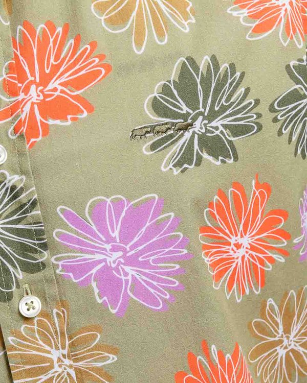 Chemise à fleurs modern fit à manches longues vert Chemise à fleurs modern fit à manches longues vert