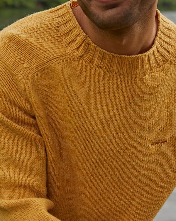 Pull tricot à manches raglan 100% laine vierge italienne vert Pull tricot à manches raglan 100% laine vierge italienne vert