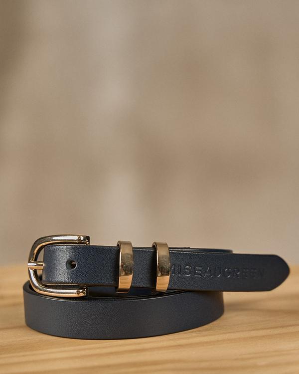 Ceinture fine en cuir lisse Ceinture fine en cuir lisse