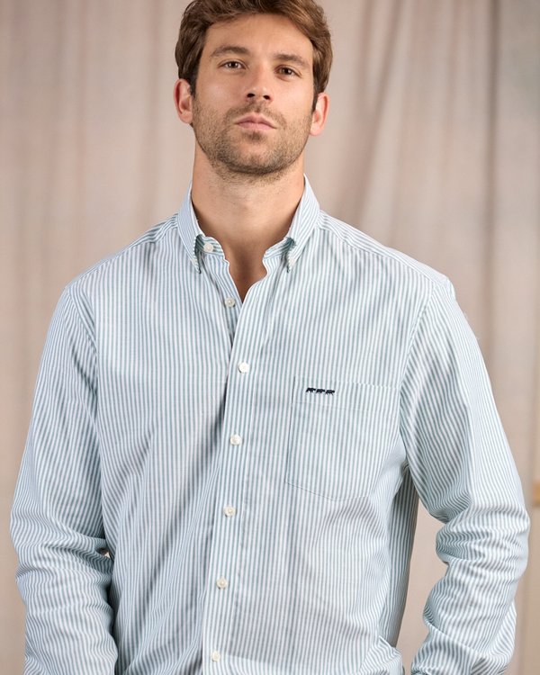 Chemise rayée vert Chemise rayée vert