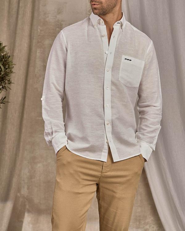 Chemise manches longues lin