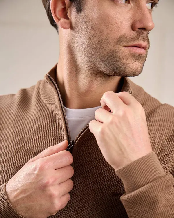 Pull camionneur Gabino beige