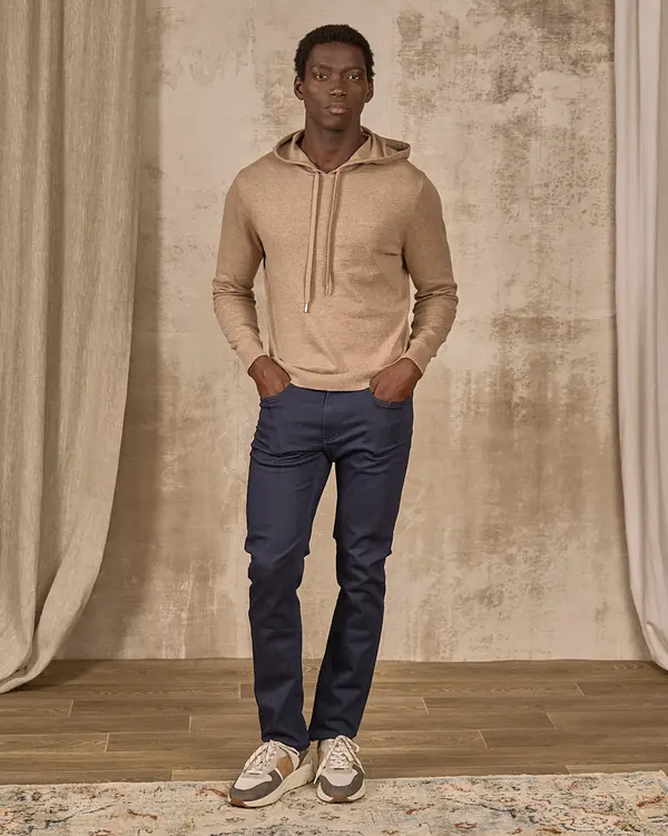 Pull à capuche Edmond beige Pull à capuche Edmond beige