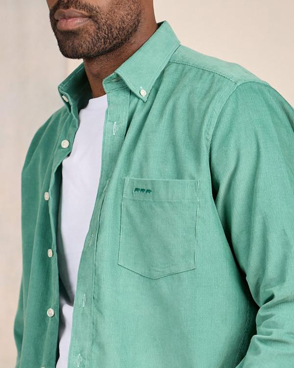 Chemise à carreaux vert