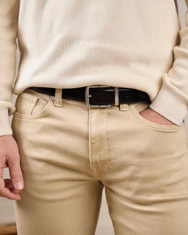 Ceinture cuir Gareld noir