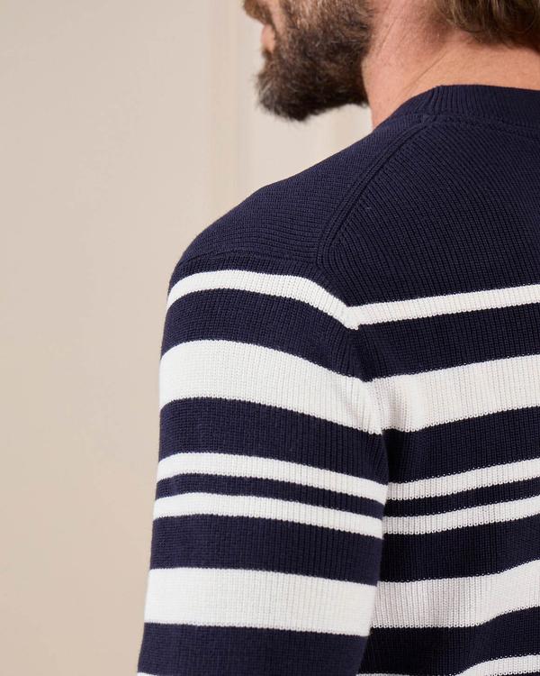 Pull marinière Gilson bleu