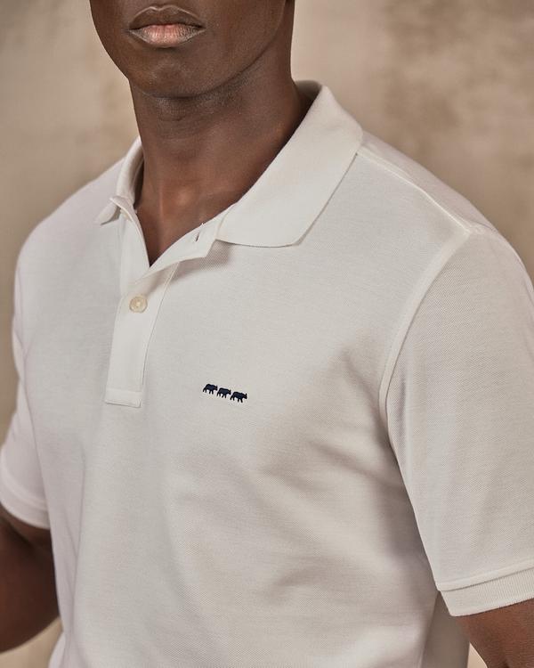 Polo Collin blanc