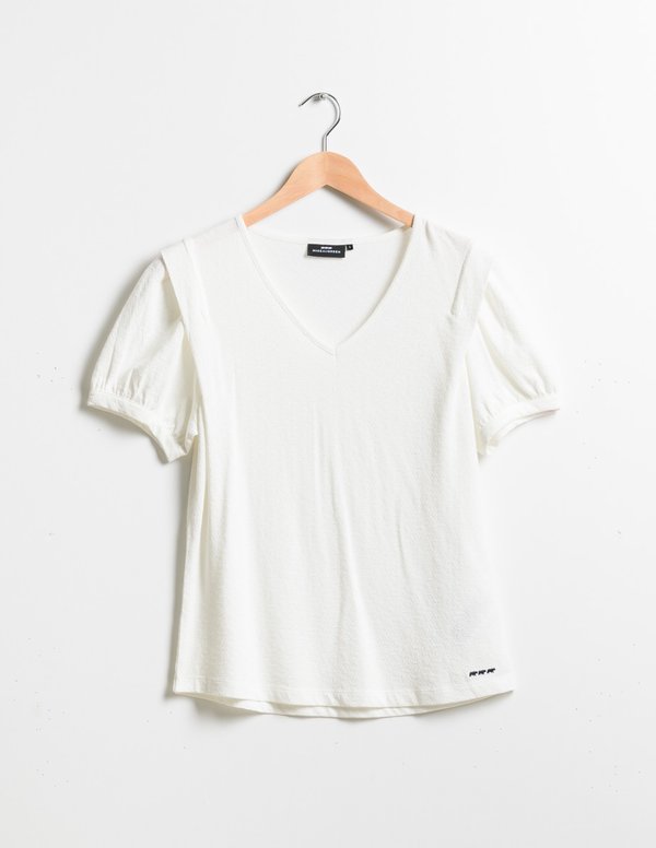 T-shirt en coton Standard 100 by OEKO-TEX® blanc T-shirt en coton Standard 100 by OEKO-TEX® blanc