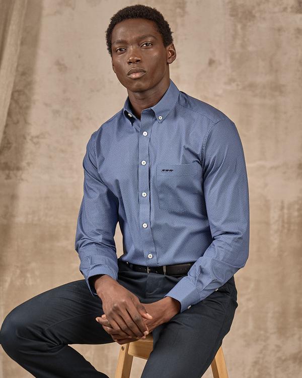 Chemise Elijah bleu