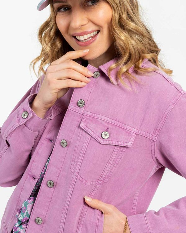 Veste courte en jean Standard 100 by OEKO-TEX® Veste courte en jean Standard 100 by OEKO-TEX®