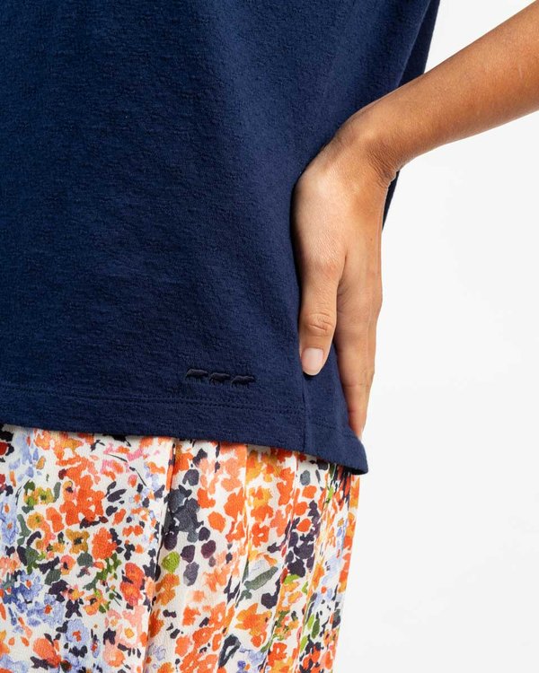 T-shirt en coton Standard 100 by OEKO-TEX® bleu T-shirt en coton Standard 100 by OEKO-TEX® bleu