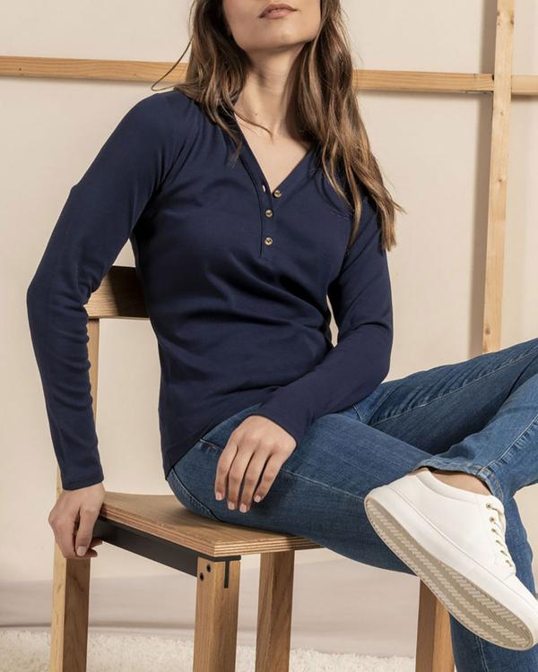 Polo manches longues uni Polo manches longues uni