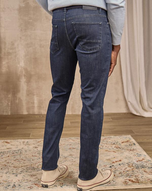 Jean coupe ajustée bleu
