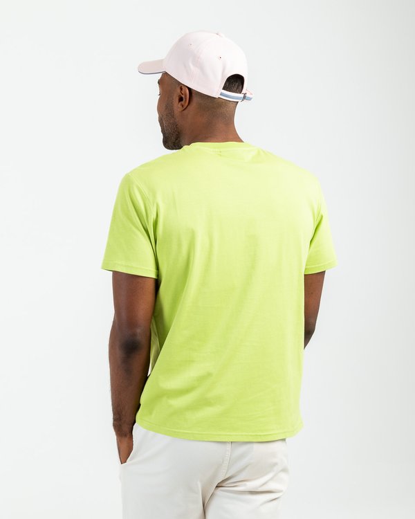 T-shirt modern fit Ethan uni manches courtes col rond coton vert T-shirt modern fit Ethan uni manches courtes col rond coton vert