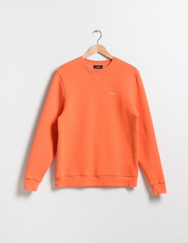 Sweat unisexe uni col rond Standard 100 by OEKO-TEX® orange